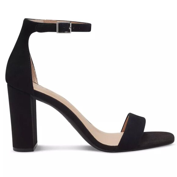 I.N.C. Lexini Two-Piece Sandals, Black Size 7 - Picture 1 of 4